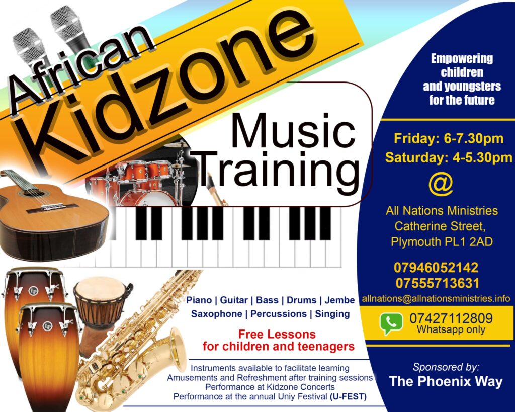 African Kidzone Music Training Plymouth